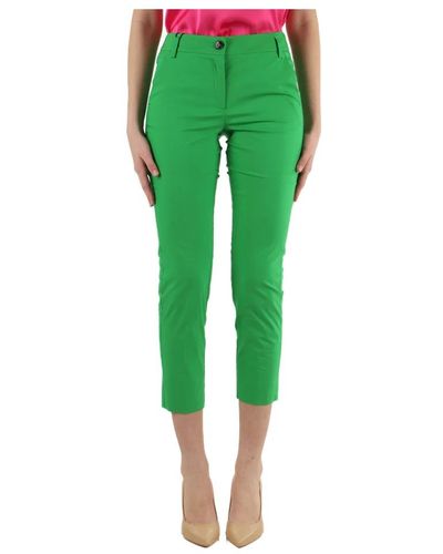 Emme Di Marella Cropped Trousers - Green