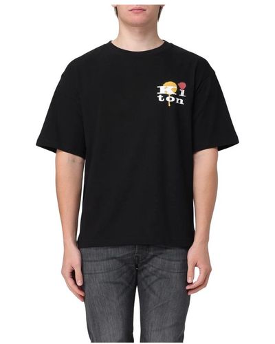 Kiton T-Shirts - Black