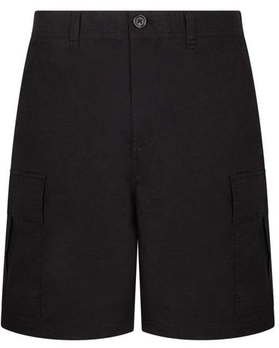 SELECTED Schwarze cargo shorts