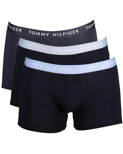 Tommy Hilfiger Eco-friendly logo trunks trio - Blu