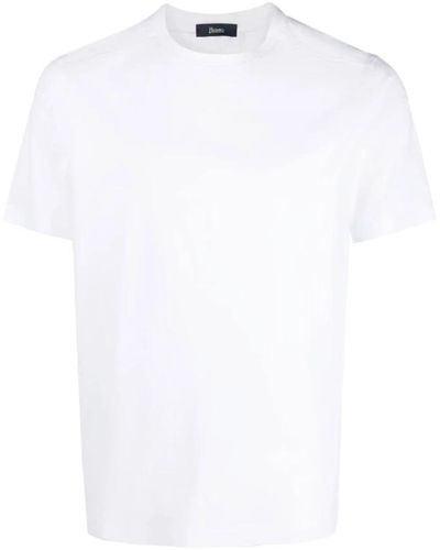 Herno Shortsleeved Crew Neck T-shirt - White