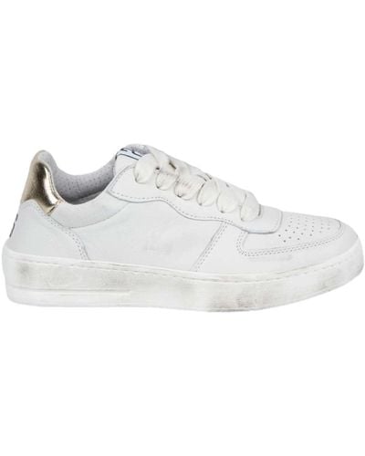 2Star Sneakers padel bianche e dorate - Bianco