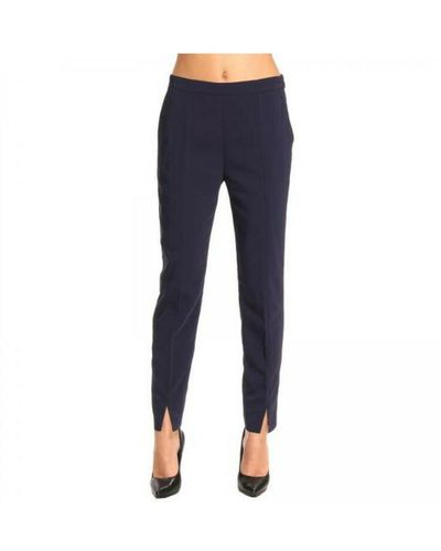 Pinko Pantalone in twill viscosa stretch art. 1g1336-6781 - Azul