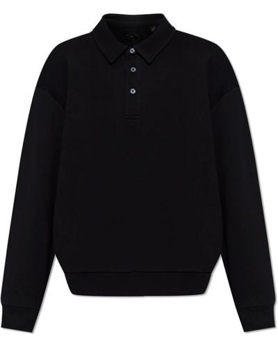 AllSaints Waite polo sweatshirt - Nero