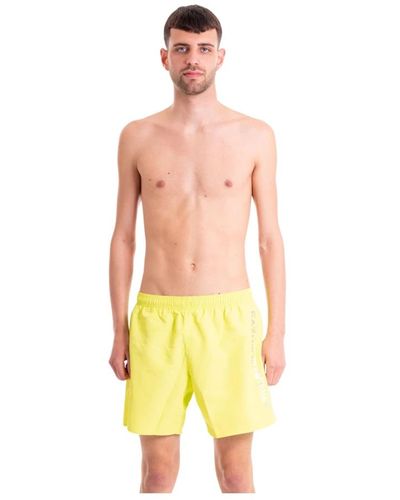 EA7 Strandbekleidung gewebte boxershorts - Gelb