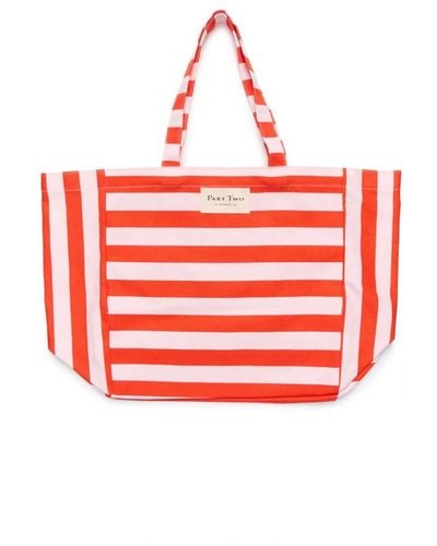 Part Two Tote Bags - Red
