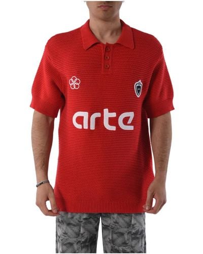 Arte' Tops > polo shirts - Rouge