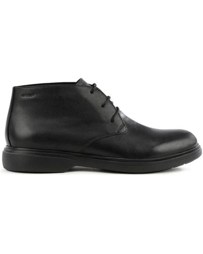 Geox Shoes > boots > lace-up boots - Noir