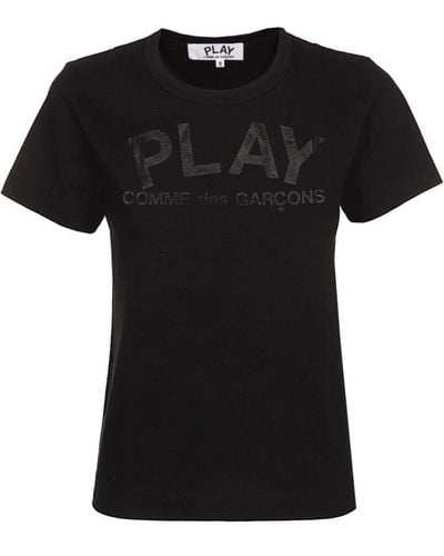 COMME DES GARÇONS PLAY T-Shirt - Schwarz