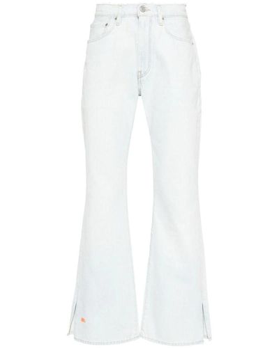 ERL Jeans mit besticktem logo - Weiß