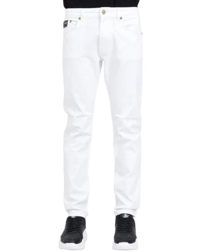 Versace Slim-Fit Jeans - White
