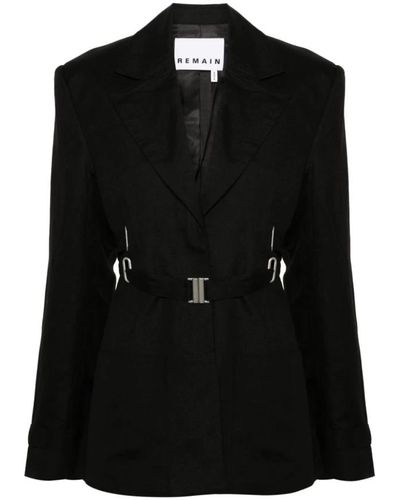 REMAIN Birger Christensen Jackets > blazers - Noir