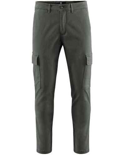 Bomboogie Slim-Fit Trousers - Grey