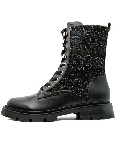 Twin Set Shoes > boots > lace-up boots - Noir