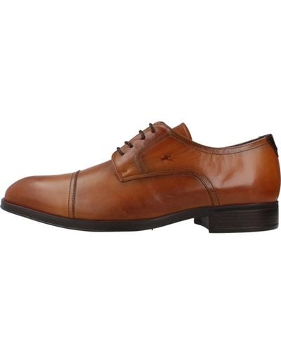 Fluchos Laced shoes,business shoes - Braun