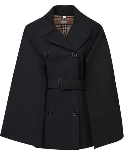 Burberry Coats > double-breasted coats - Noir