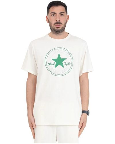 Converse Logo t-shirt creme weiß