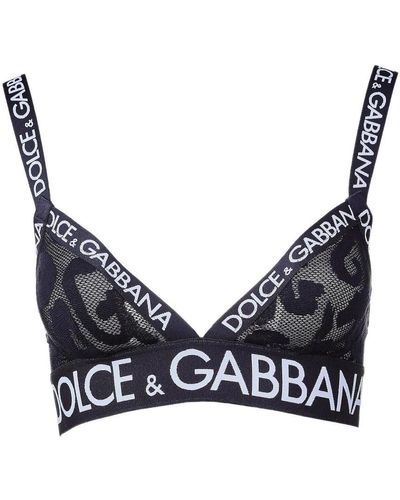 Dolce & Gabbana Spitzen-logo-bh - Blau