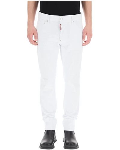 DSquared² Slim-Fit Pants - White
