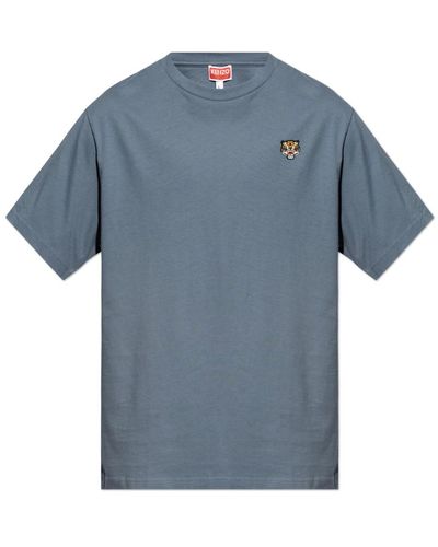 KENZO T-shirt mit einem patch - Blau
