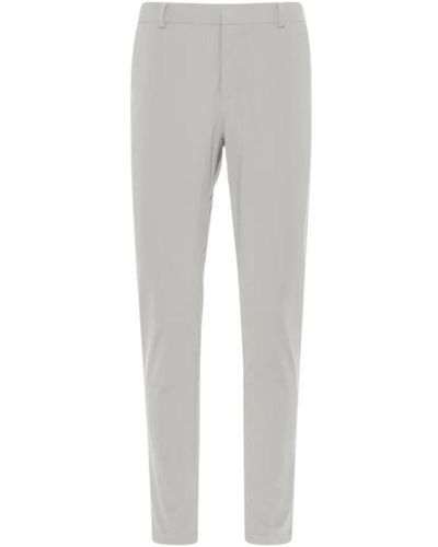 DUNO Slim-Fit Trousers - Grey