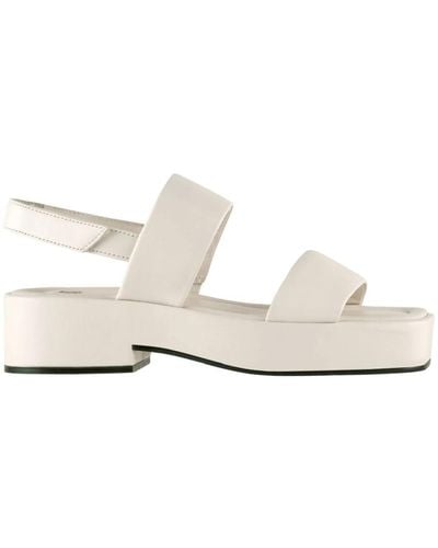 Högl Leder Flache Sandalen für Frauen - Weiß