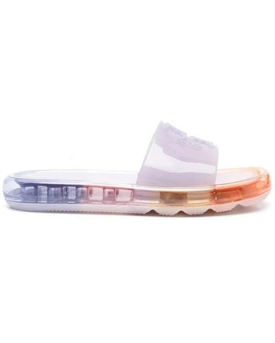 Tory Burch Bubble Jelly Transpart Slides - Pink