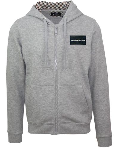Aquascutum Sweatshirts & hoodies > zip-throughs - Gris
