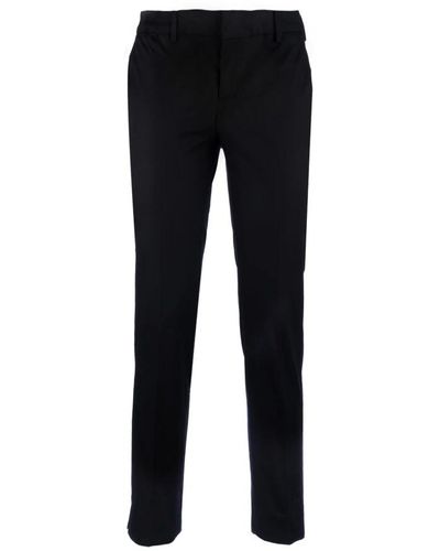 PT Torino Slim-fit trousers,schwarze stretch-baumwollhose