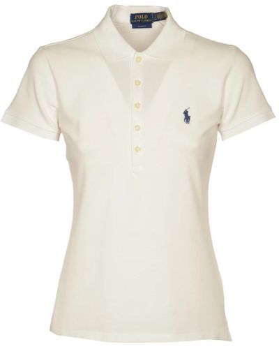 Ralph Lauren Julie polo shirt kollektion - Weiß