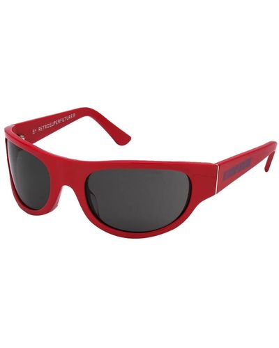 Retrosuperfuture Stylische reed sonnenbrille für den sommer - Rot