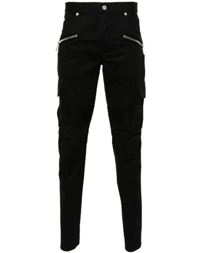 Balmain Slim-Fit Trousers - Black