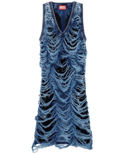 DIESEL Short Dresses - Blue
