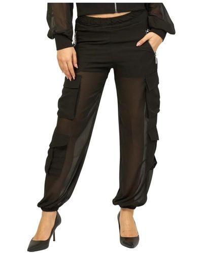 DISCLAIMER Tapered Trousers - Black
