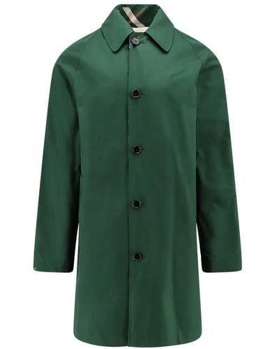 Burberry Coats > single-breasted coats - Vert