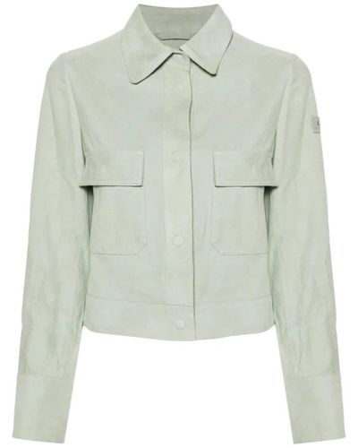 Peuterey Leather Jackets - Green