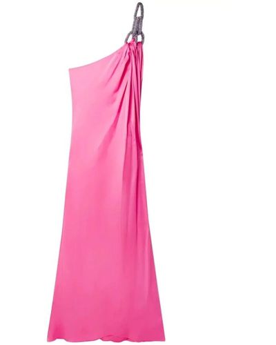 Stella McCartney Kristall langes kleid - Pink