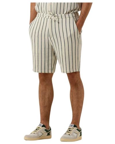 SELECTED Weiße komfort-shorts für den sommer - Natur