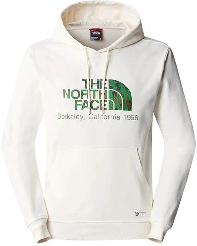 The North Face Berkeley california hoodie weiß düne - Grau