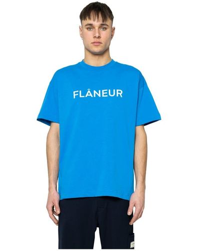 FLANEUR HOMME T-Shirts - Blue