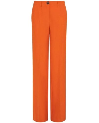 Marella Straight Trousers - Orange
