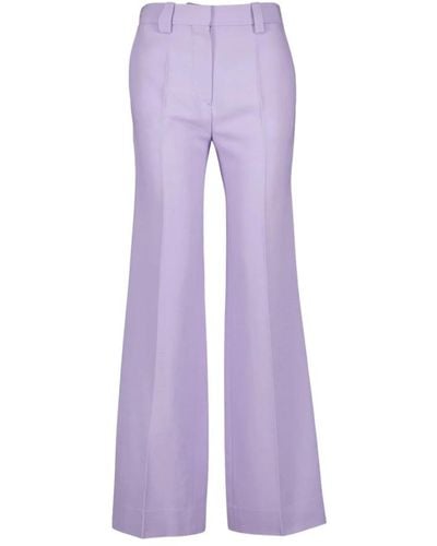 Victoria Beckham Trousers > wide trousers - Violet