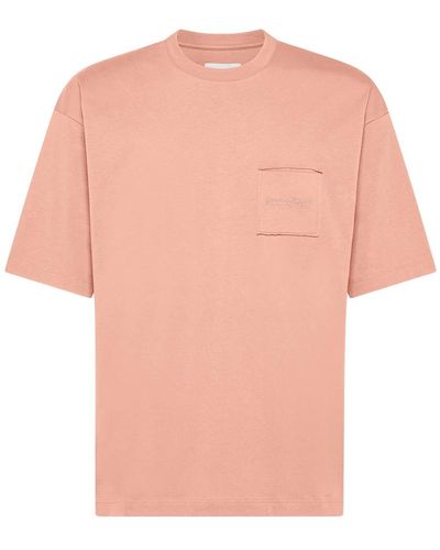 Philippe Model Minimalistisches Oversized T-Shirt - Pink
