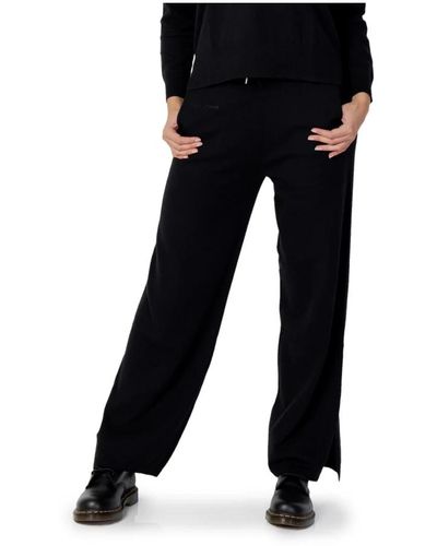 Pepe Jeans Trousers > wide trousers - Noir