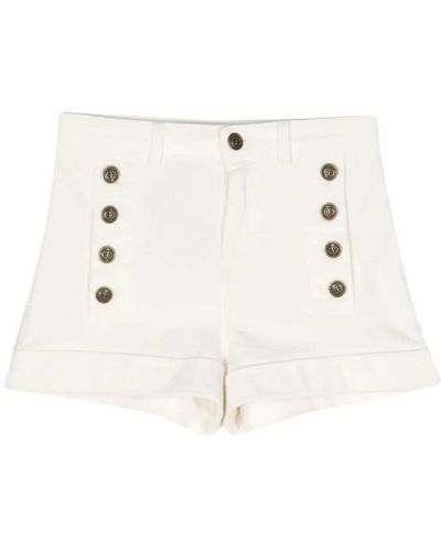 Twin Set Shorts - Blanco