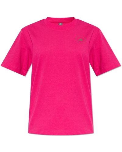 adidas By Stella McCartney T-shirt mit logo - Pink