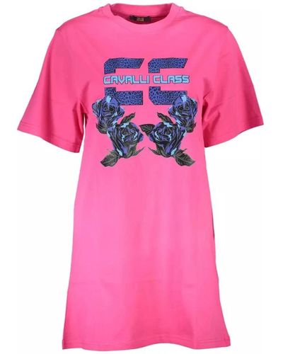 Class Roberto Cavalli T-Shirts - Pink