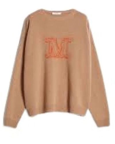Max Mara Round-neck knitwear - Natur