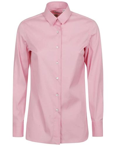 Finamore 1925 Casual Shirts - Pink