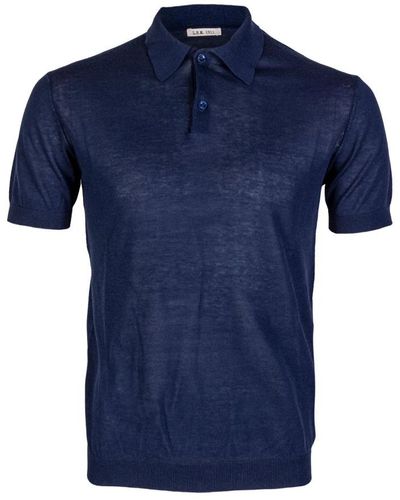 L.B.M. 1911 Polo Shirts - Blue